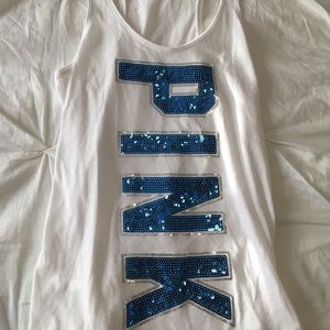 Pink victorious secret tank top